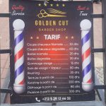 Golden cut barbershop Marrakech